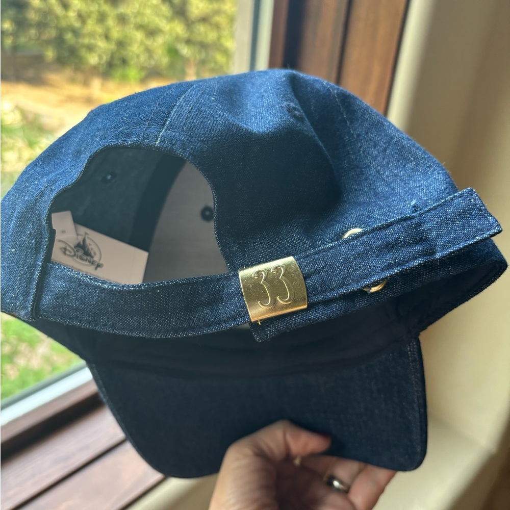 Rare! Disney club 33 baseball hat cap net denim! - Picture 4 of 5